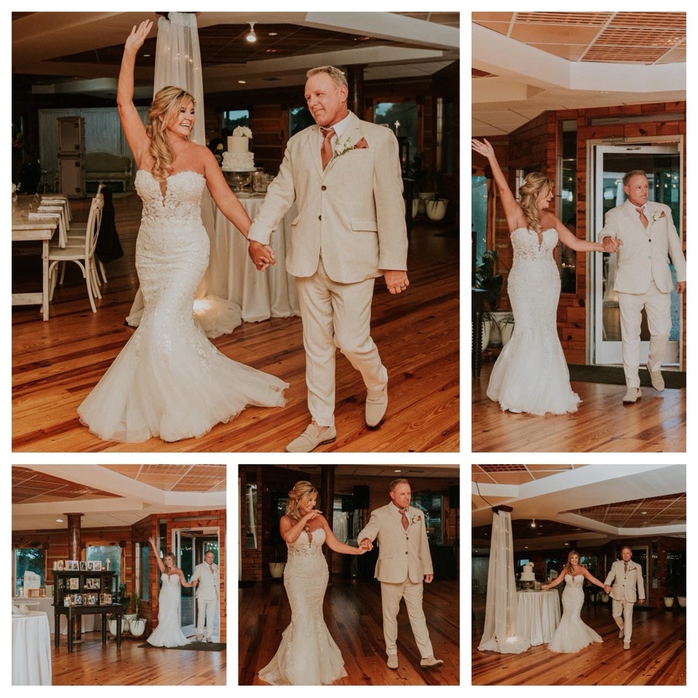 Designer PRONOVIAS PRIVEE Wedding Dress: JAMEELA w/ CUSTOM detach sleeves - Picture 12 of 14